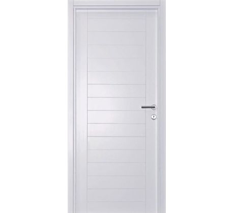 IVA 1P dubové masívne dvere Spačva biely lak