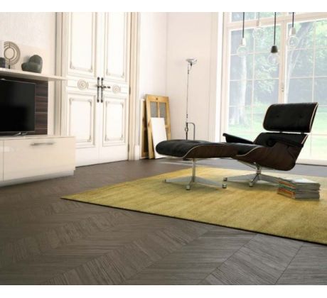 Dub masív chevron-vzor rybia kosť 15x130x370 hnedý brown olej, natur 4V