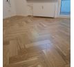 Dub masív herringbone-vzor rybia kosť 15x130x500 olej neutral markant 4V