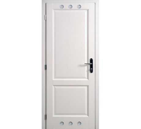 TENA EC dubové masívne dvere Spačva biely lak