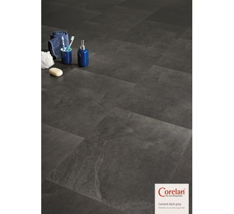 Corelan KF Cement dark grey 620 x 450 x 5 mm