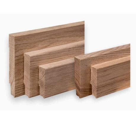 Dubová masívna lišta 16x50x1400-3000mm Premium hladká olej