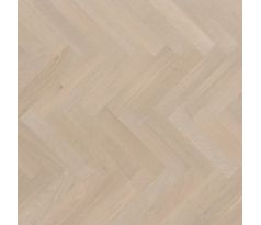 Dub OAK herringbone Oskarshamn 14,6x69x345mm Click 5G, Rustik triedenie, olej Extra White, ostrá hrana