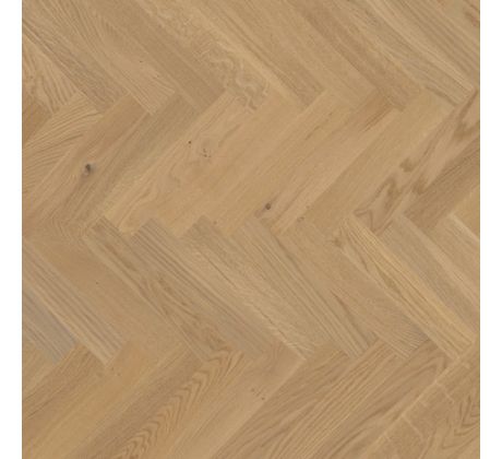 Dub OAK herringbone Karlshamn 14,6x69x345mm Click 5G, Rustik triedenie, lak white, ostrá hrana