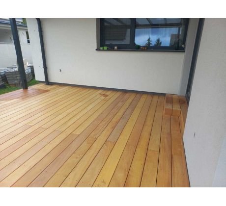 Garapa 21x145x2150-6100 mm hladká/hladká