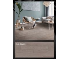 Dubová vrstvená parketa-vzor rybia kosť 11x70x490 standart triedenie, Gris Beige waxoil,  4V hrana