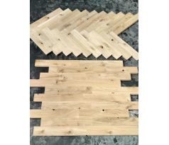 Dub 16x68x204/272/340/408/476mm klasické parkety, Country triedenie