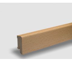 Buk svetlý neparený olej soklová dyhovaná lišta Pedross 16x40x2500 Cubica
