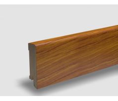 Teak svetlý FL soklová dyhovaná lišta lak Pedross 16x60x2500 Cubica