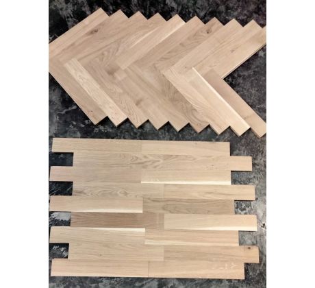 Dub 16x68x208 klasické parkety, Rrustik triedenie