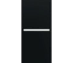 DesignLine Slat čierna RAL 9005, sivá farba RAL 7037