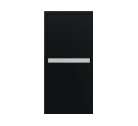 DesignLine Slat čierna RAL 9005, sivá farba RAL 7037