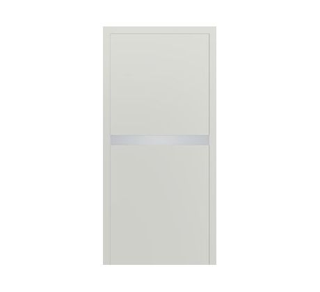 DesignLine Slat biela RAL 9016, matné sklo